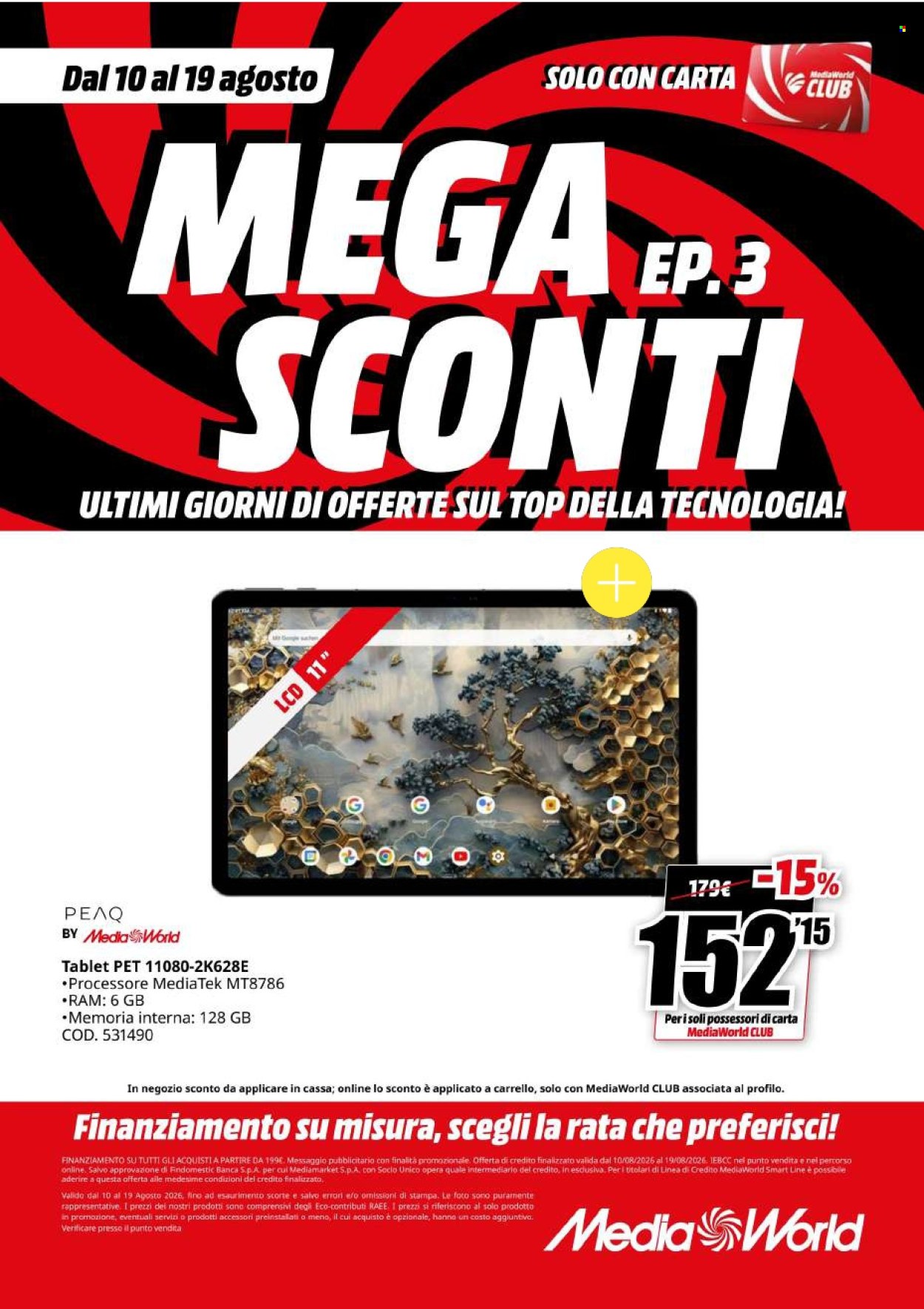 Volantino MediaWorld - 10/8/2026 - 19/8/2026. Pagina 19