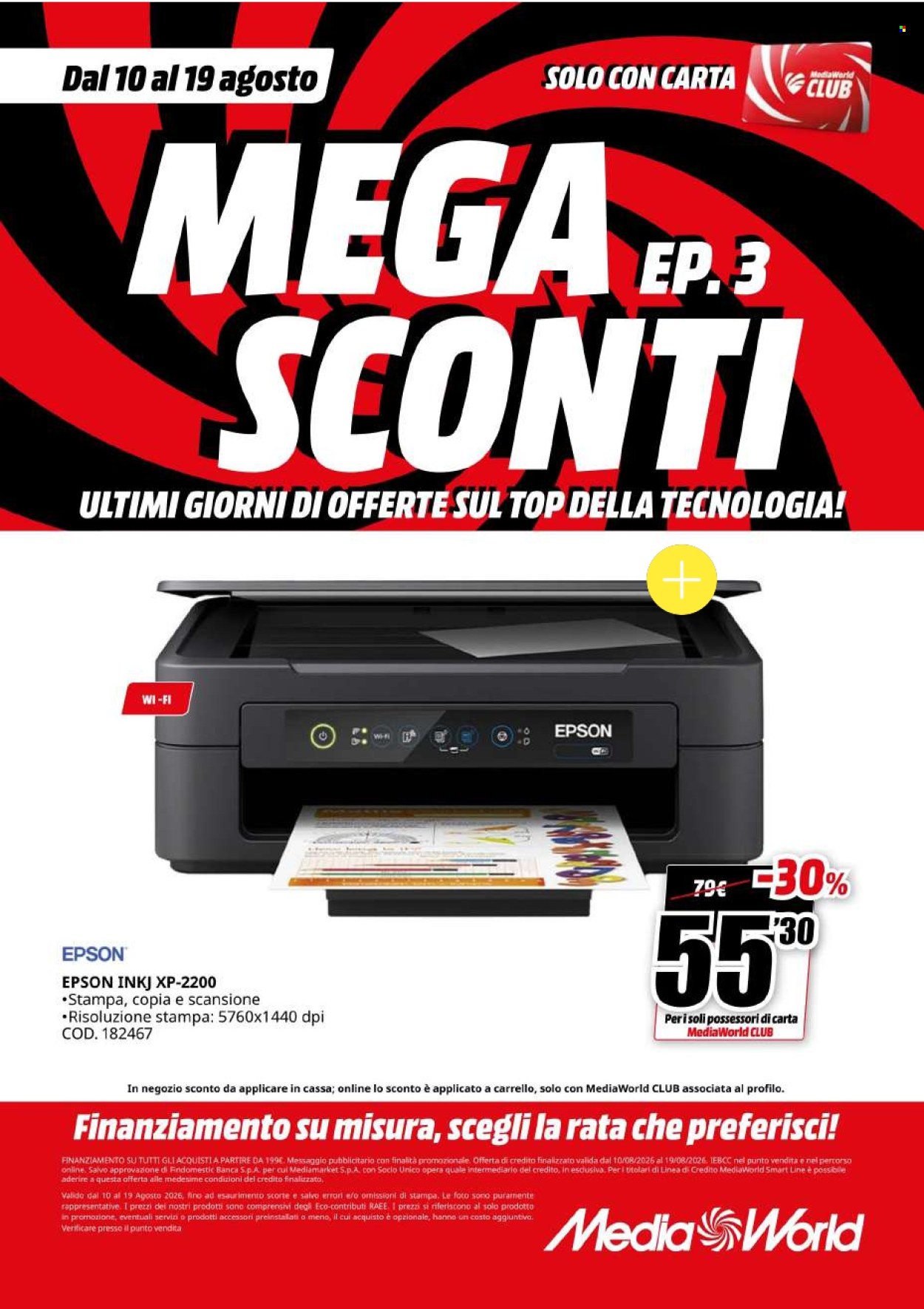 Volantino MediaWorld - 10/8/2026 - 19/8/2026. Pagina 22