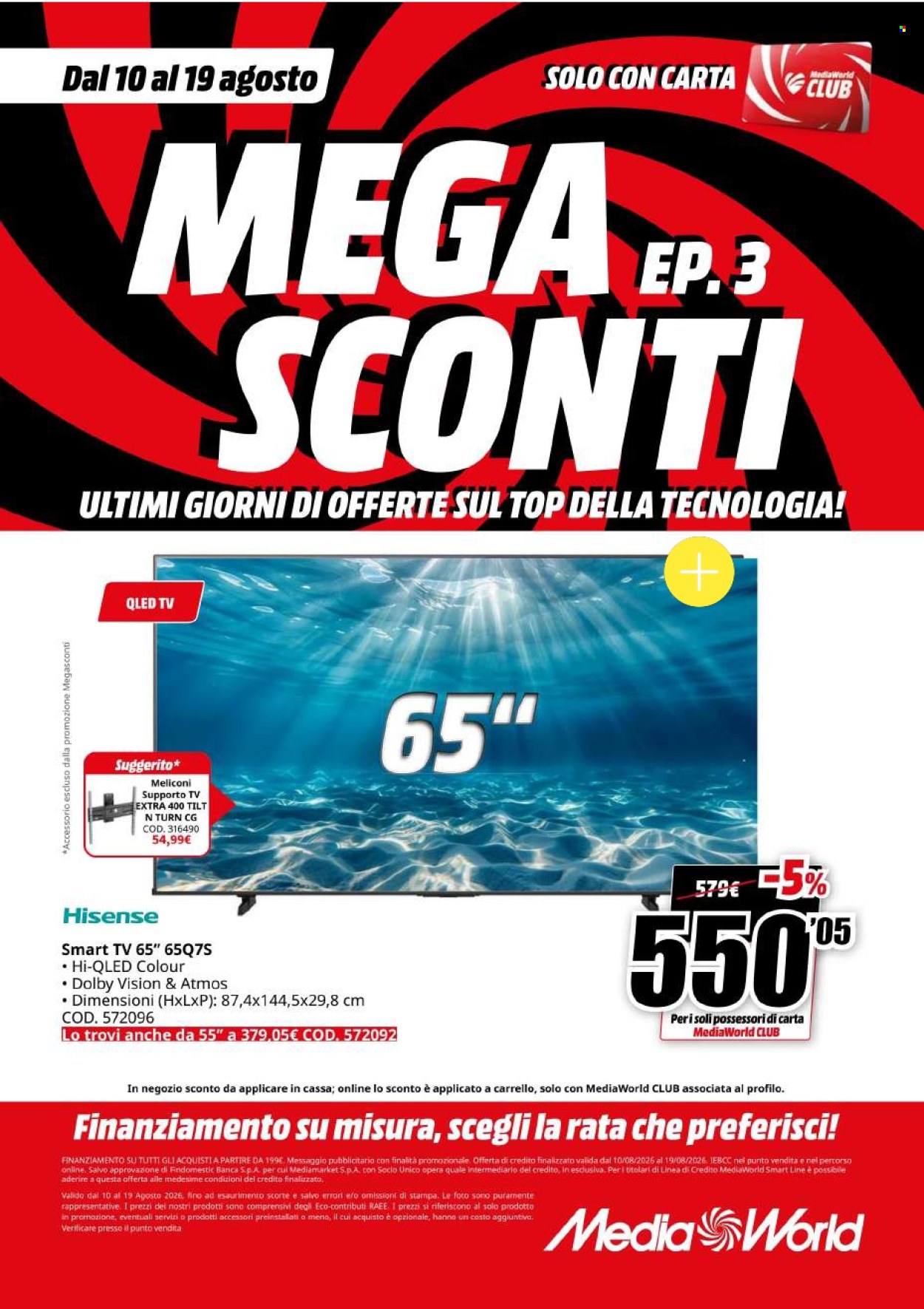 Volantino MediaWorld - 10/8/2026 - 19/8/2026. Pagina 24