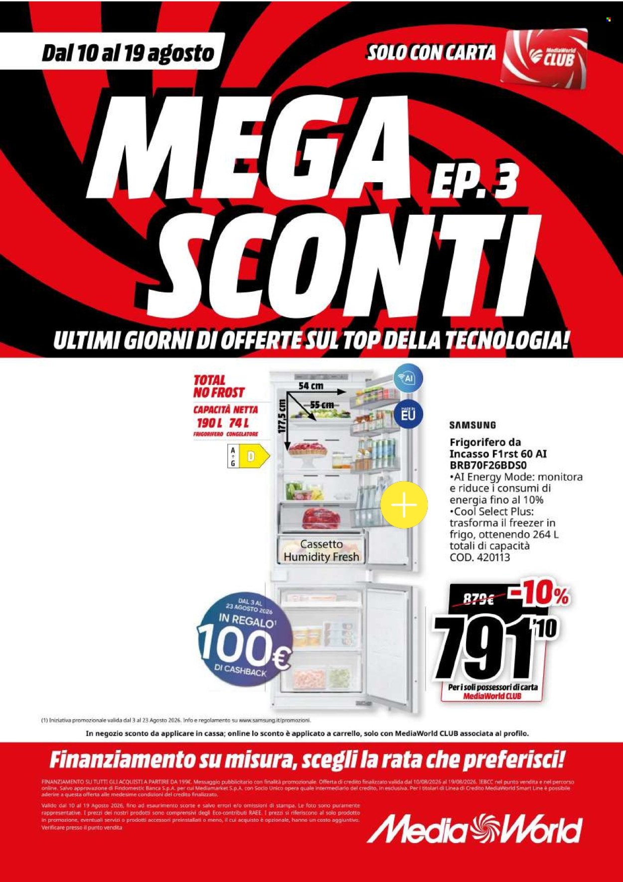 Volantino MediaWorld - 10/8/2026 - 19/8/2026. Pagina 36