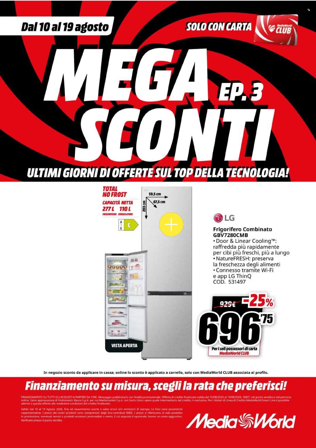 Volantino MediaWorld - 10/8/2026 - 19/8/2026. Pagina 37