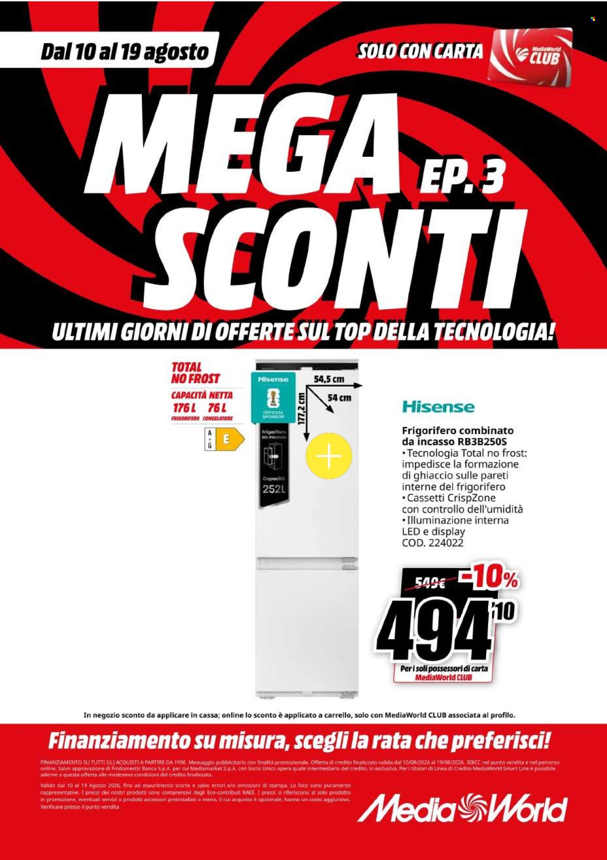 Volantino MediaWorld - 10/8/2026 - 19/8/2026. Pagina 39