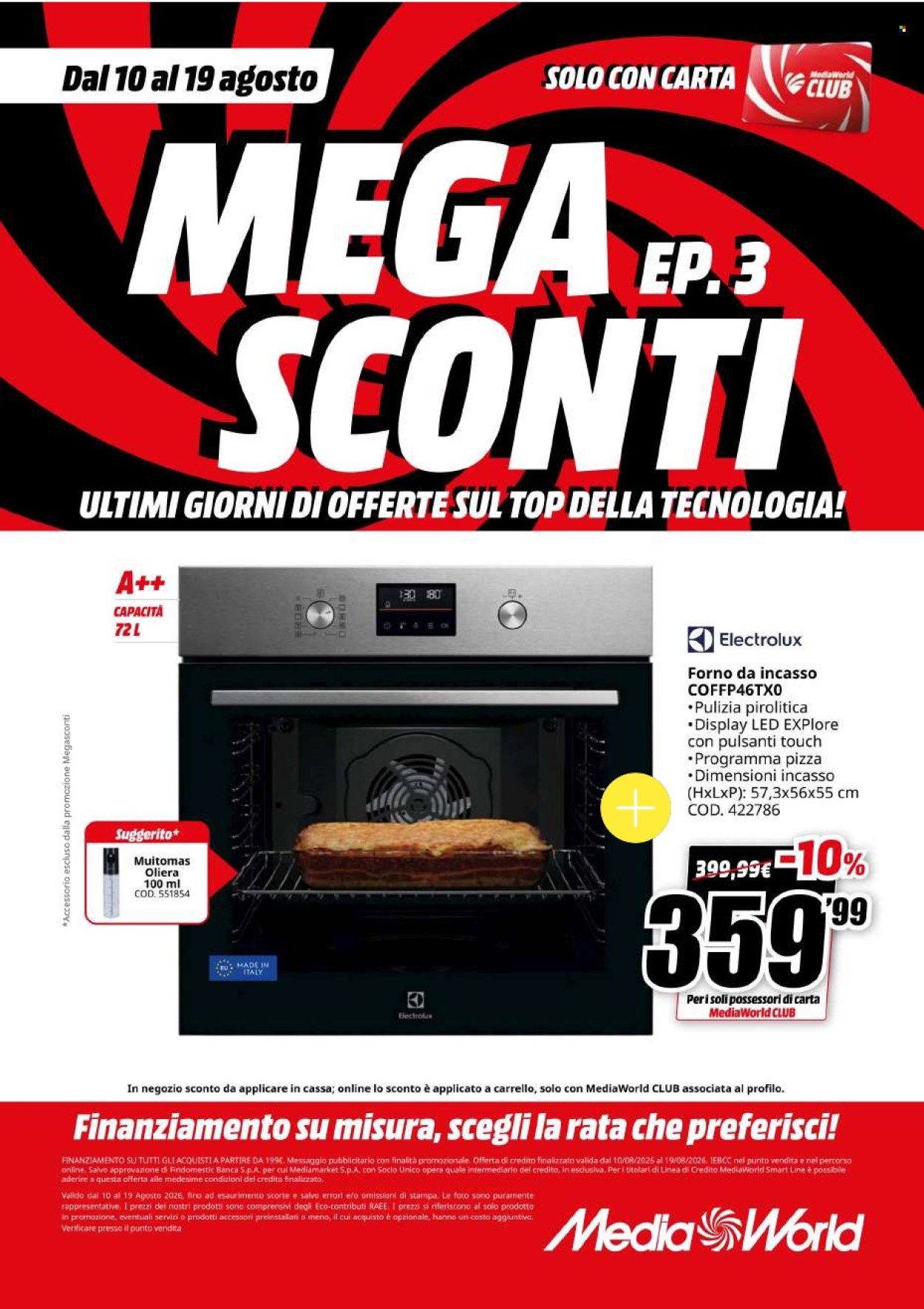 Volantino MediaWorld - 10/8/2026 - 19/8/2026. Pagina 43
