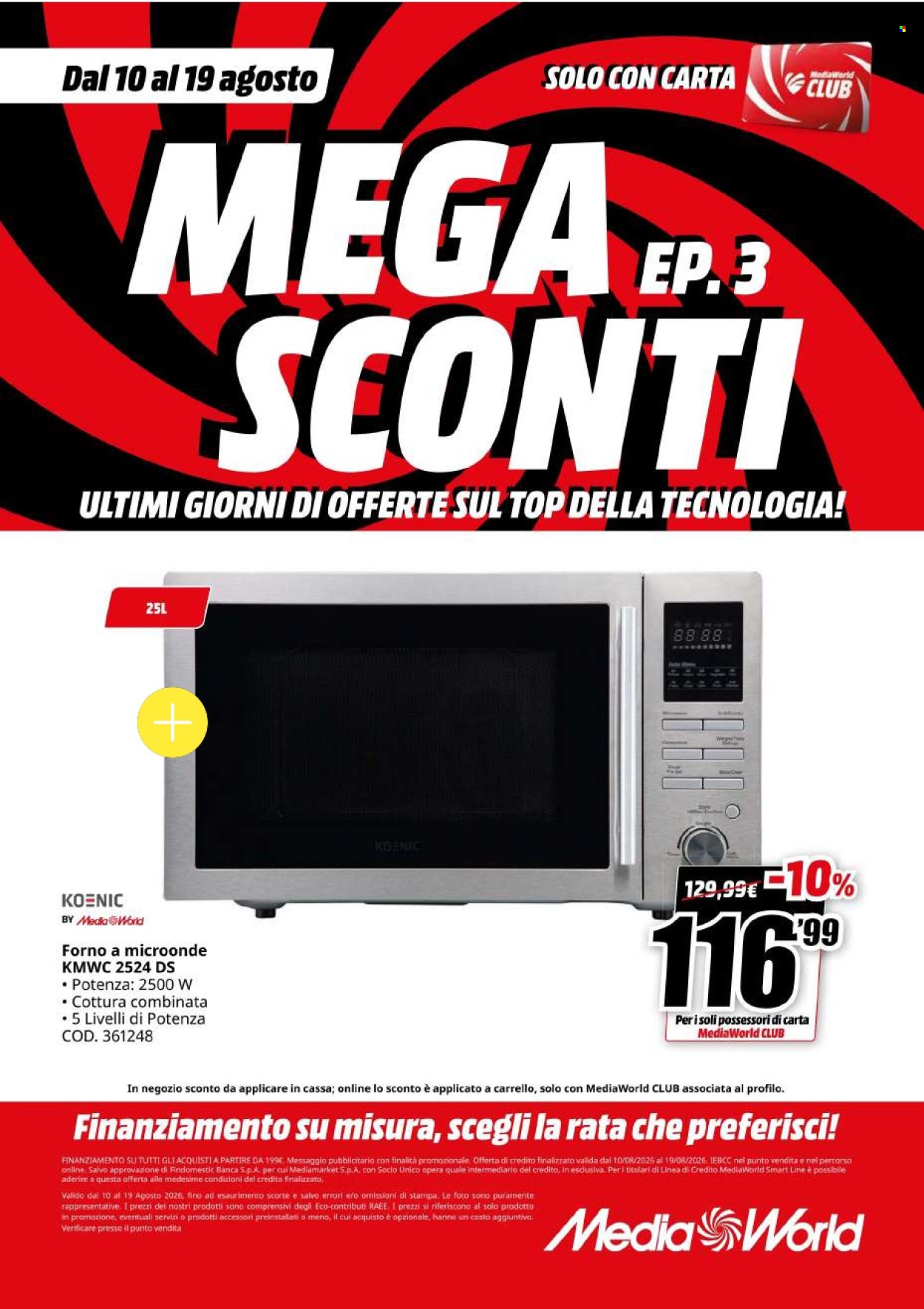Volantino MediaWorld - 10/8/2026 - 19/8/2026. Pagina 53