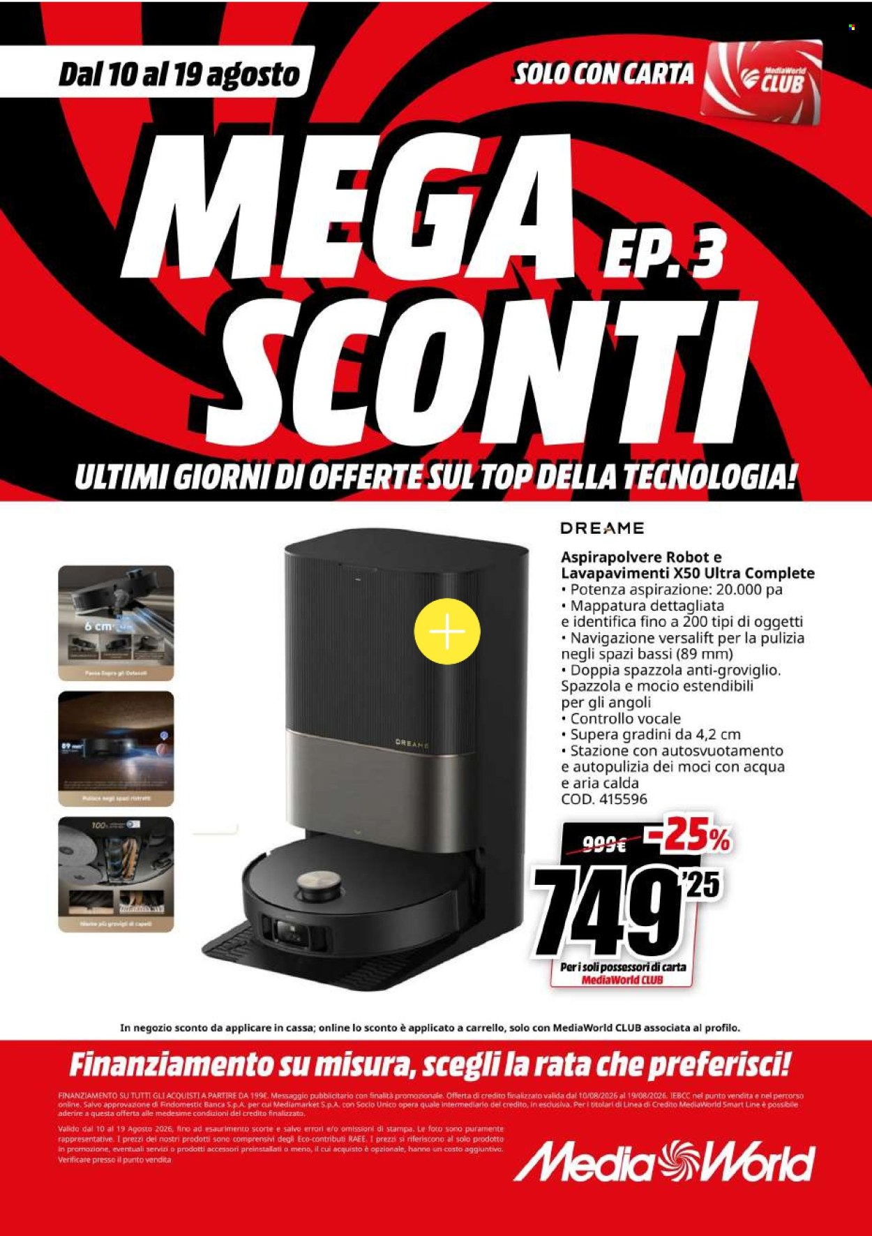 Volantino MediaWorld - 10/8/2026 - 19/8/2026. Pagina 57
