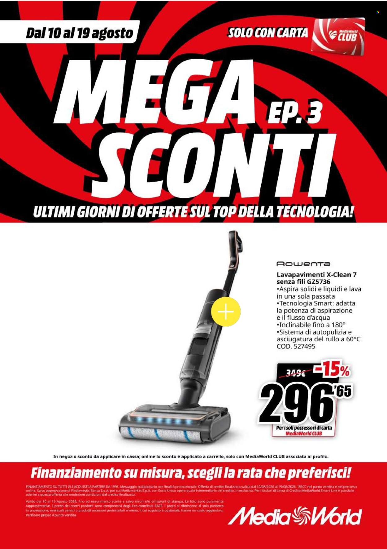 Volantino MediaWorld - 10/8/2026 - 19/8/2026. Pagina 59