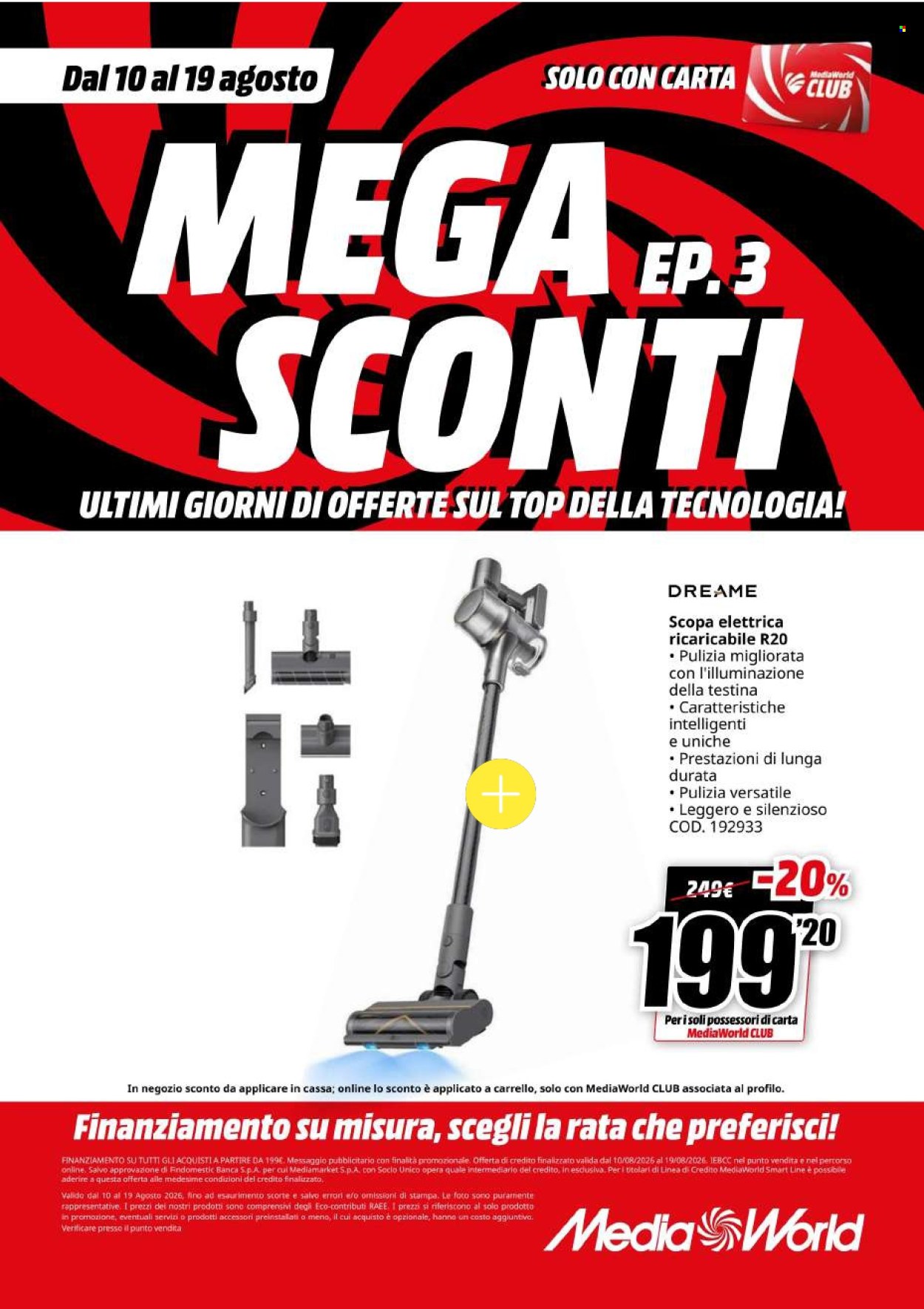 Volantino MediaWorld - 10/8/2026 - 19/8/2026. Pagina 60