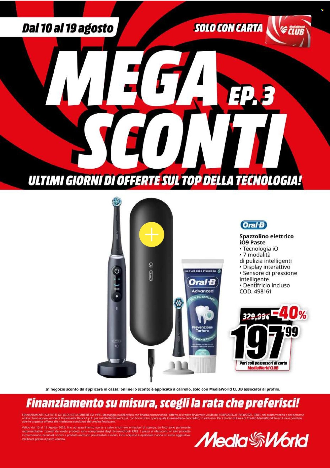 Volantino MediaWorld - 10/8/2026 - 19/8/2026. Pagina 62