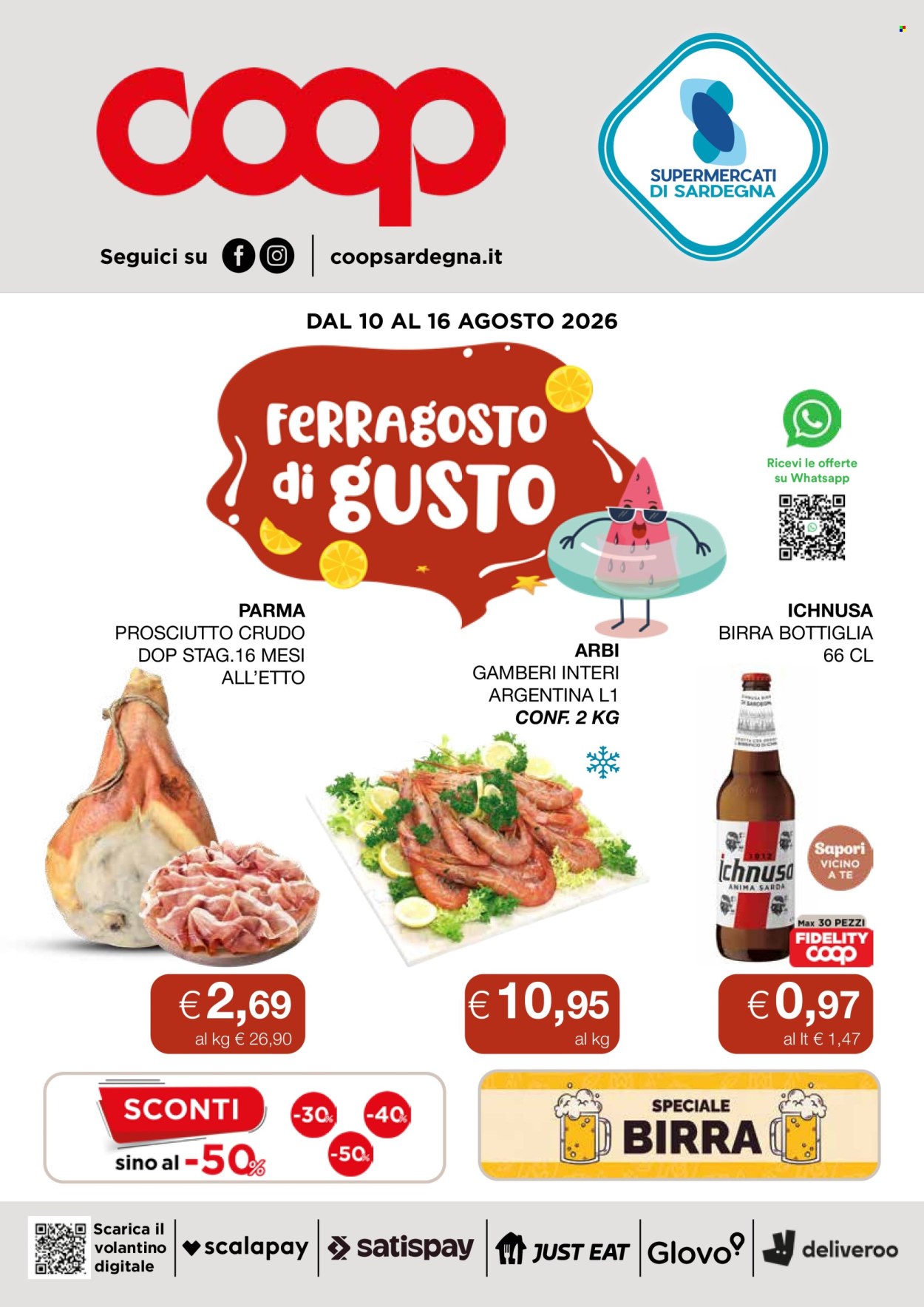 Volantino Coop - 10/8/2026 - 16/8/2026. Pagina 1