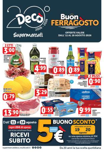 Volantino Deco - 11/8/2026 - 18/8/2026.