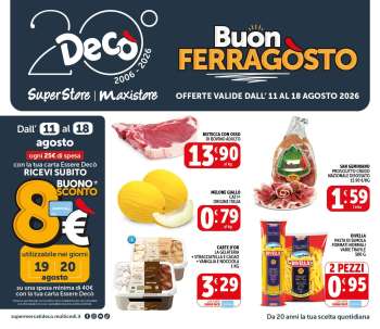 Volantino Deco - 11/8/2026 - 18/8/2026.