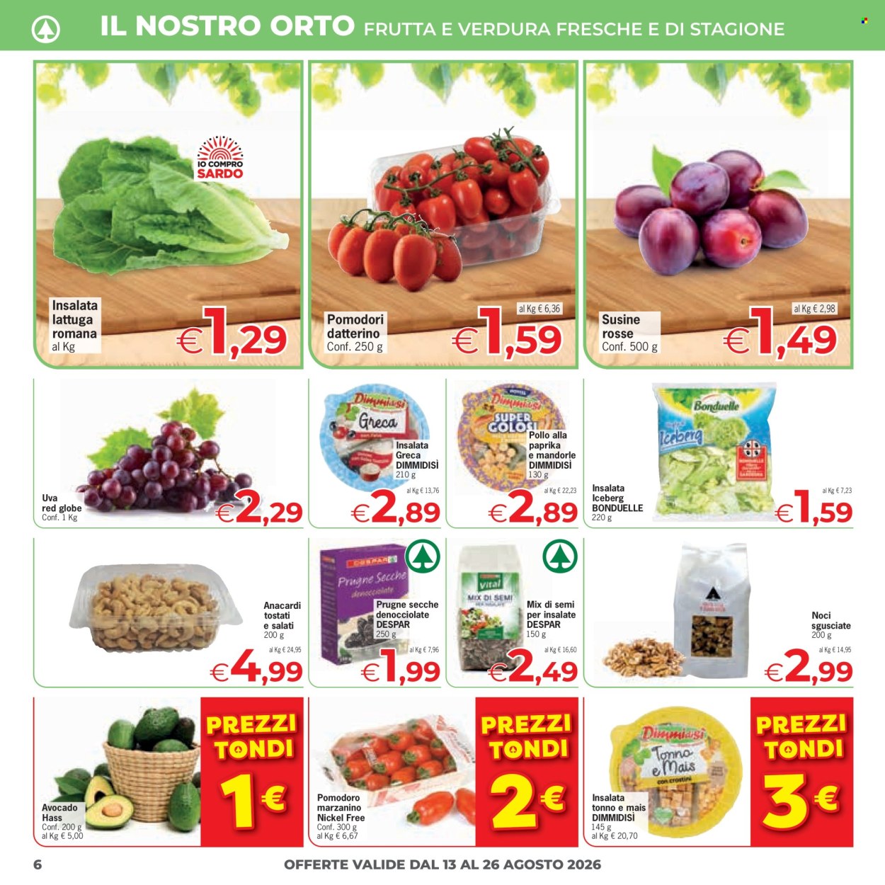 Volantino Despar - 13/8/2026 - 26/8/2026. Pagina 6