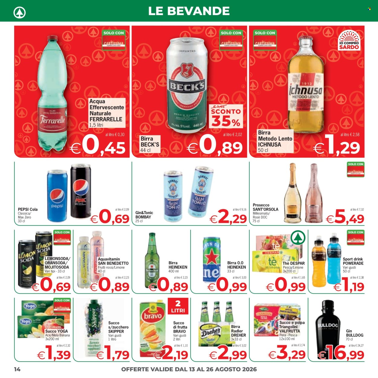 Volantino Despar - 13/8/2026 - 26/8/2026. Pagina 14