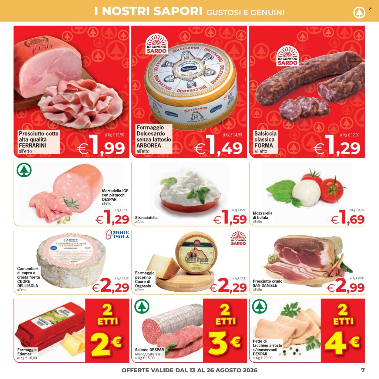 Volantino Eurospar - 13/8/2026 - 26/8/2026. Pagina 7