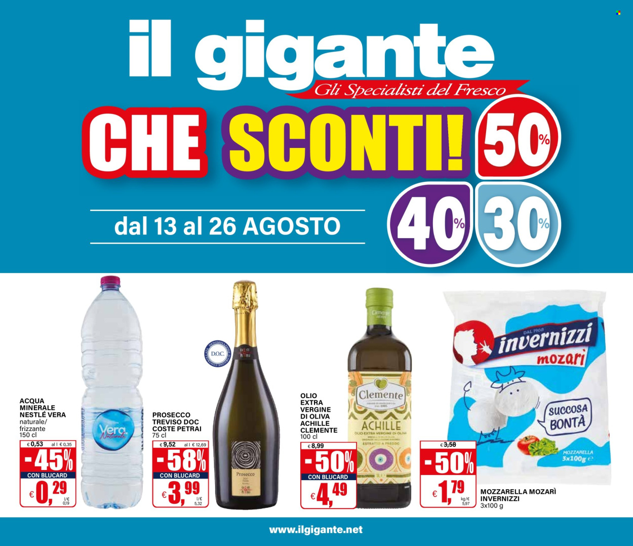 Volantino Il Gigante - 13/8/2026 - 26/8/2026. Pagina 1