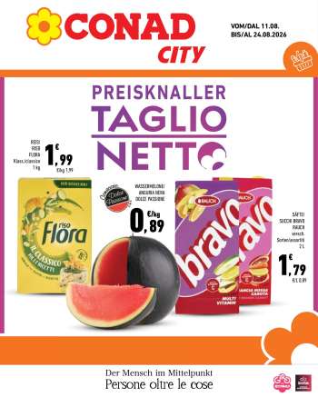 Volantino Conad City - 11/8/2026 - 24/8/2026.