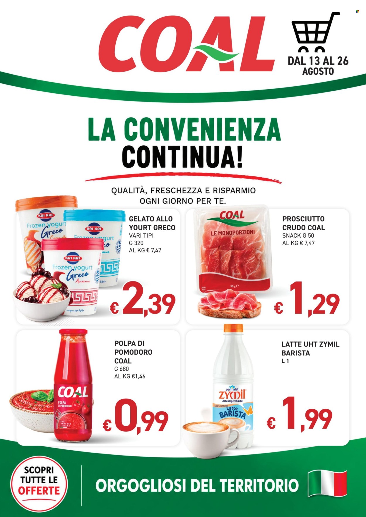 Volantino COAL - 13/8/2026 - 26/8/2026. Pagina 1