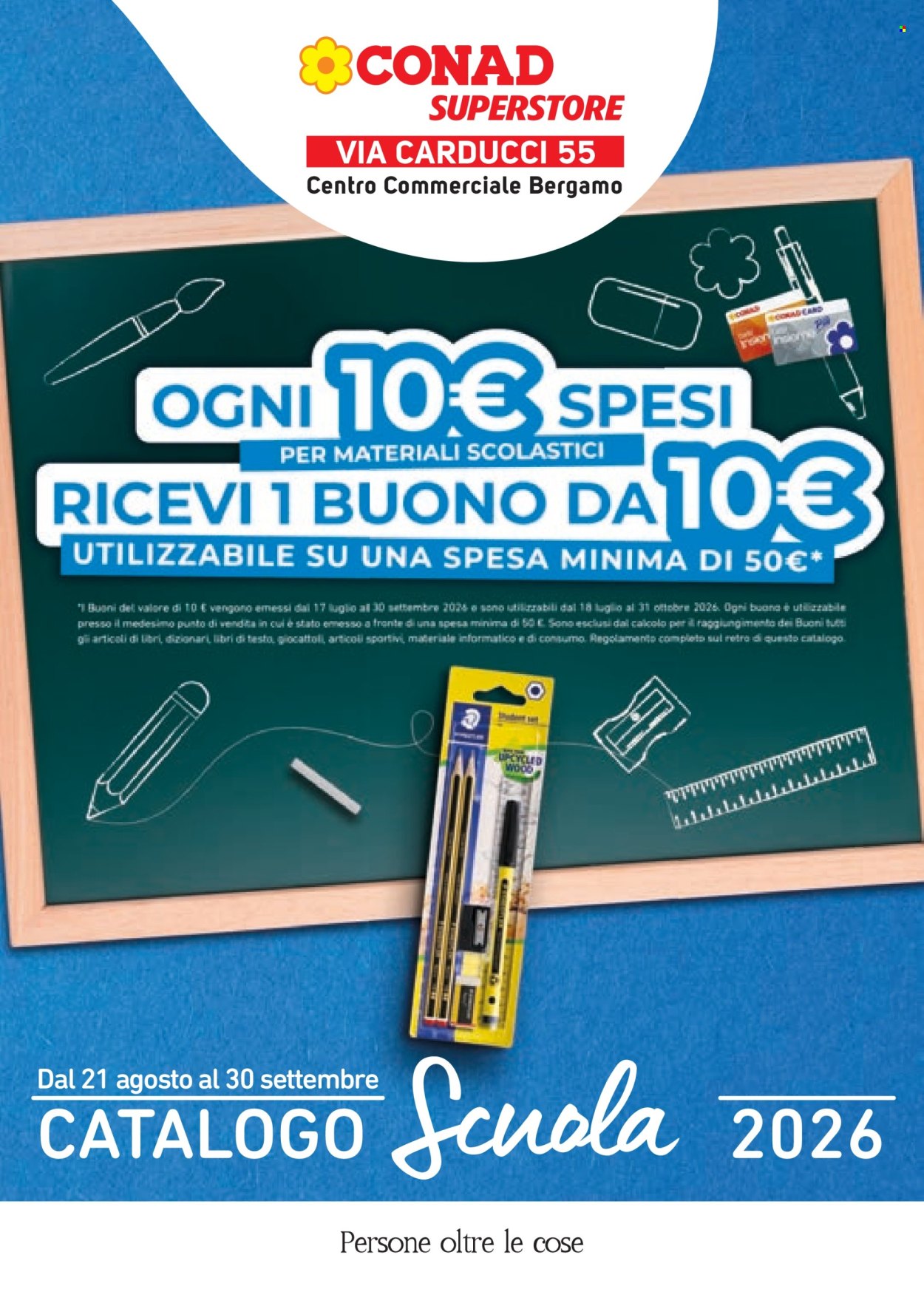 Volantino Conad Superstore - 21/8/2026 - 30/9/2026. Pagina 1