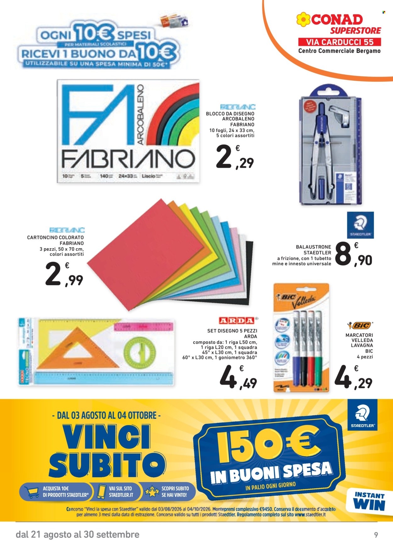 Volantino Conad Superstore - 21/8/2026 - 30/9/2026. Pagina 9
