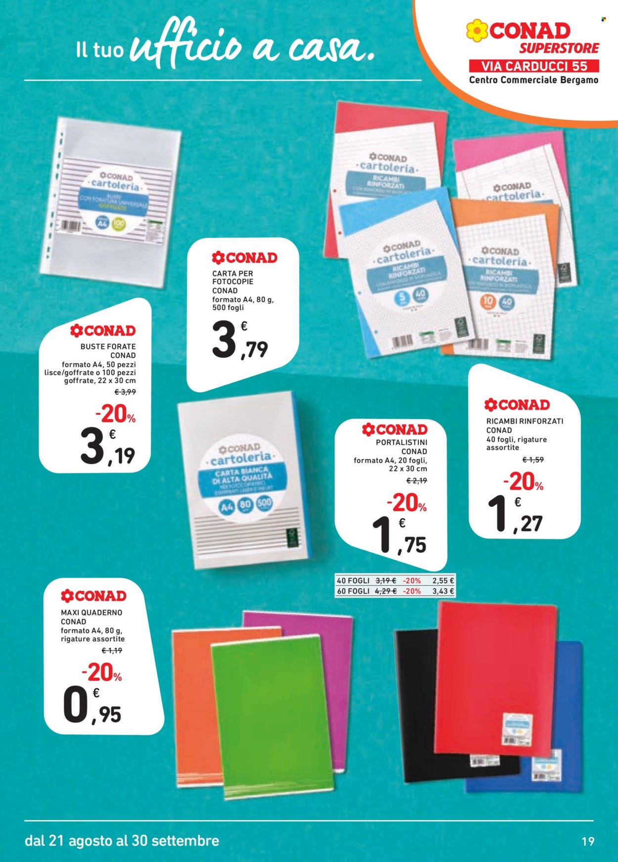 Volantino Conad Superstore - 21/8/2026 - 30/9/2026. Pagina 19