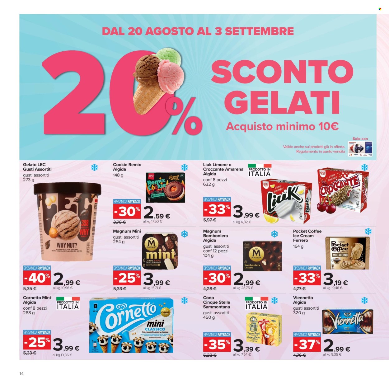 Volantino Carrefour - 20/8/2026 - 3/9/2026. Pagina 14