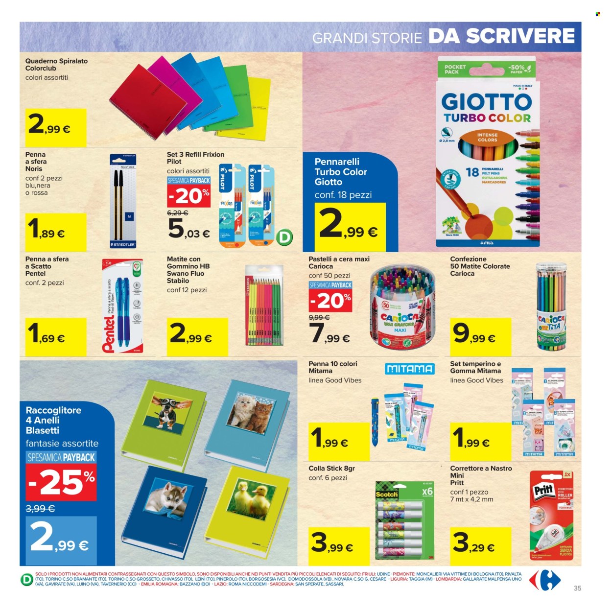 Volantino Carrefour - 20/8/2026 - 3/9/2026. Pagina 35