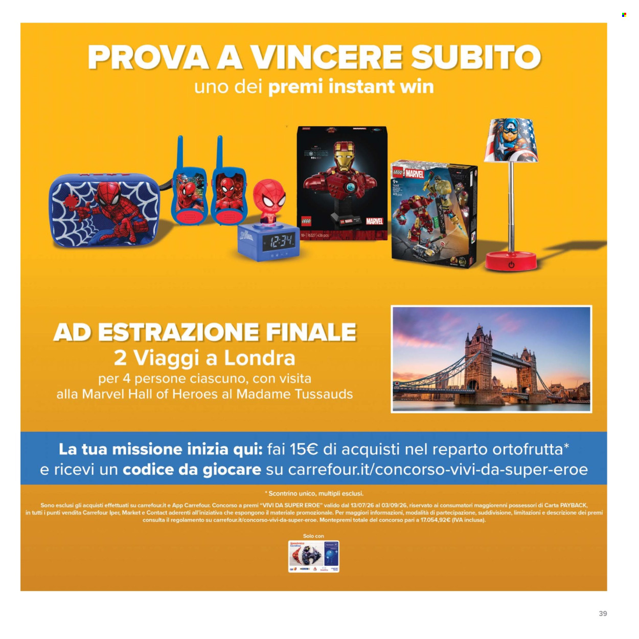 Volantino Carrefour - 20/8/2026 - 3/9/2026. Pagina 39