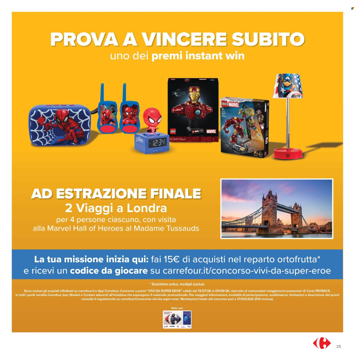Volantino Carrefour - 20/8/2026 - 3/9/2026. Pagina 25