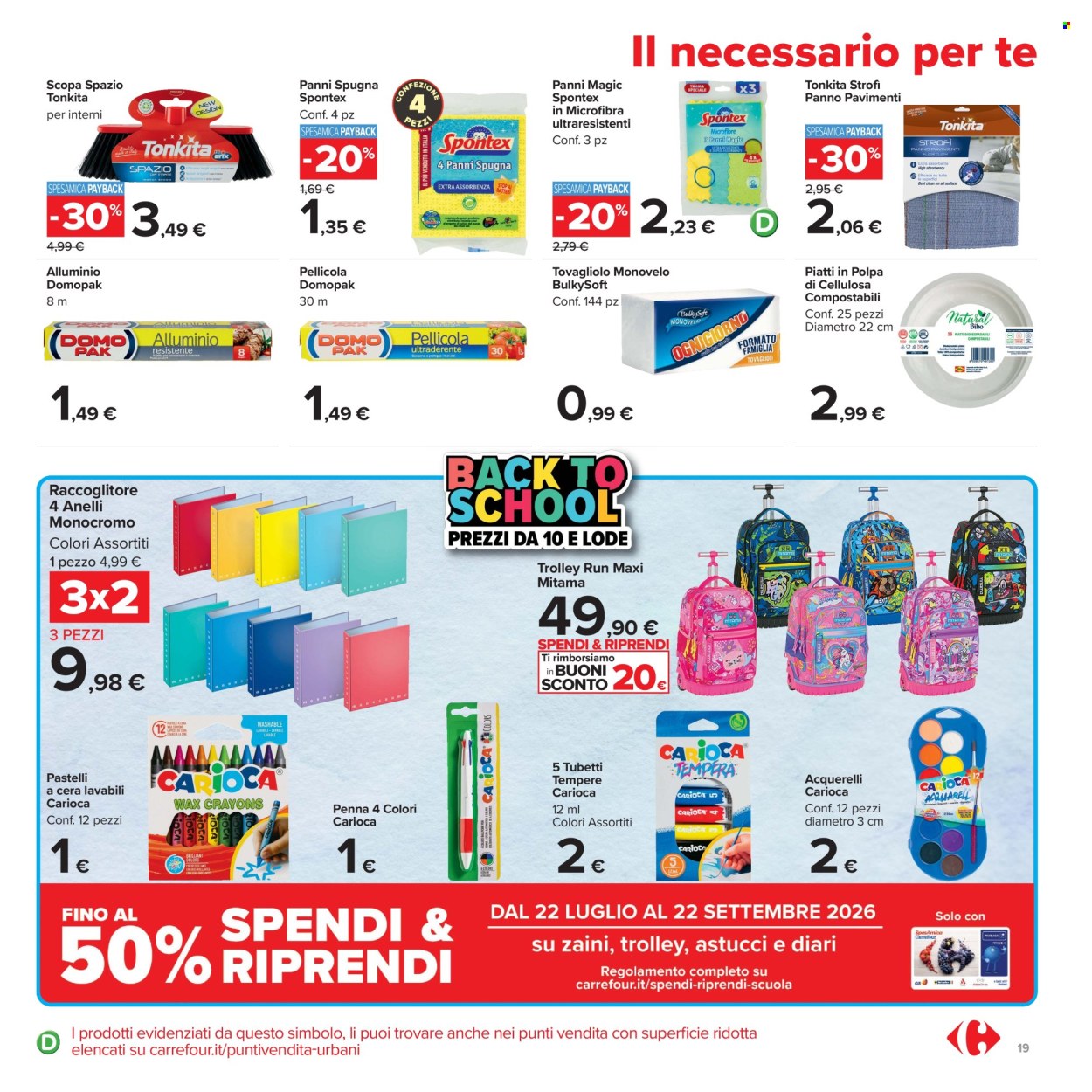 Volantino Carrefour - 20/8/2026 - 3/9/2026. Pagina 19