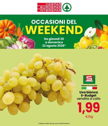 Volantino Despar - 20/8/2026 - 23/8/2026.