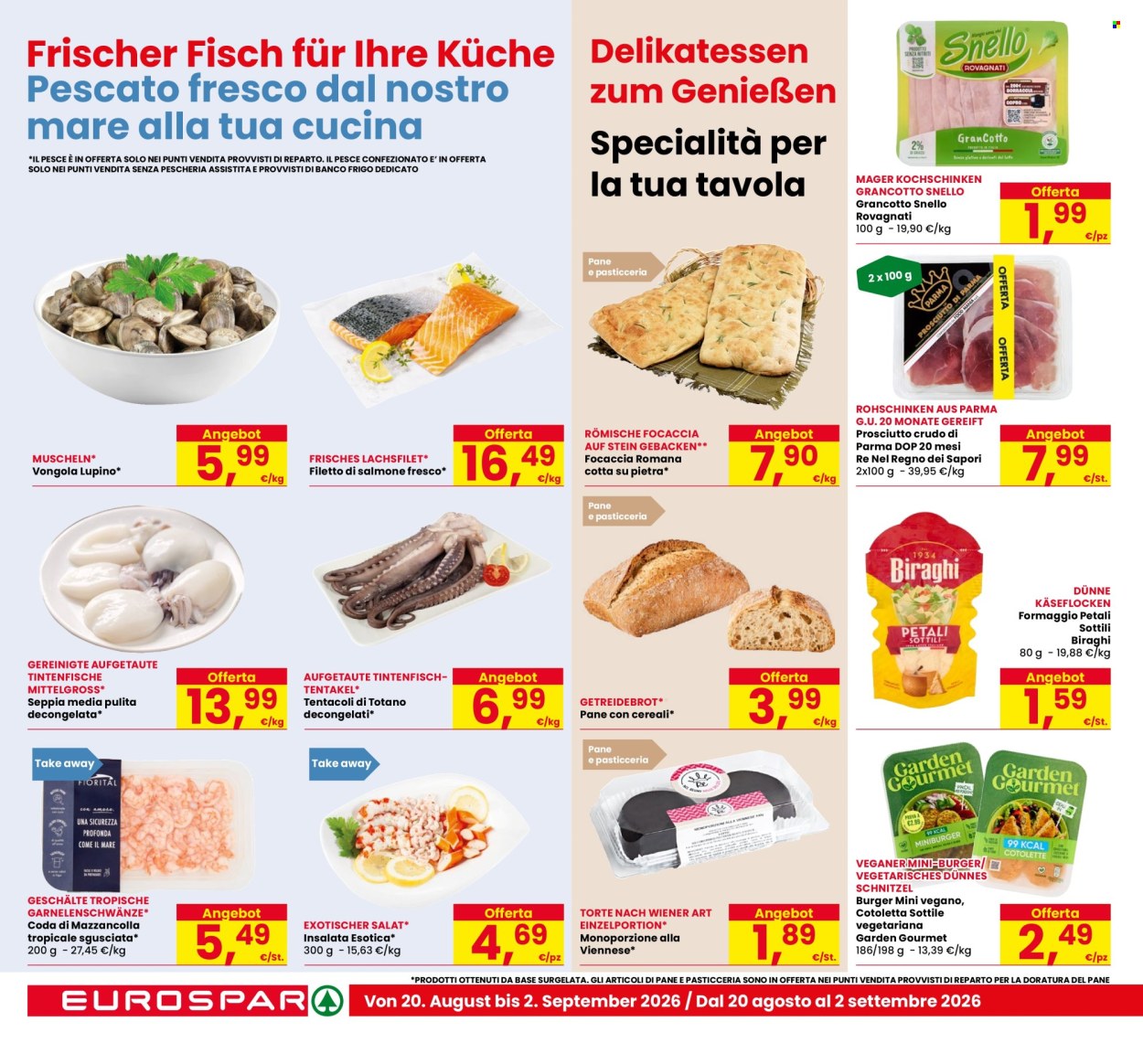 Volantino Eurospar - 20/8/2026 - 2/9/2026. Pagina 4