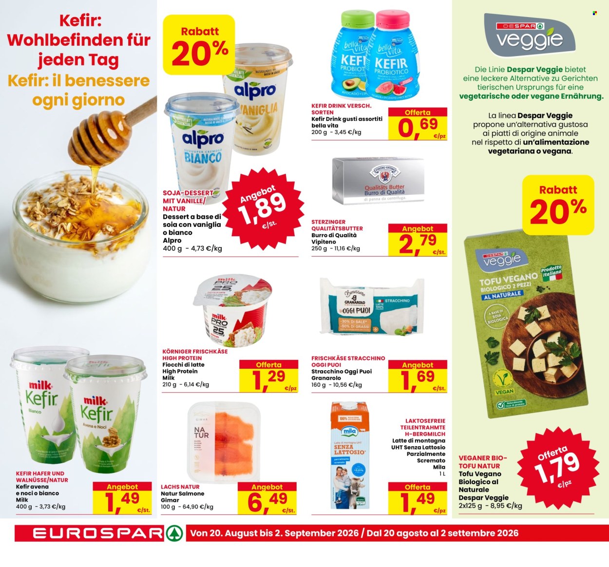 Volantino Eurospar - 20/8/2026 - 2/9/2026. Pagina 8