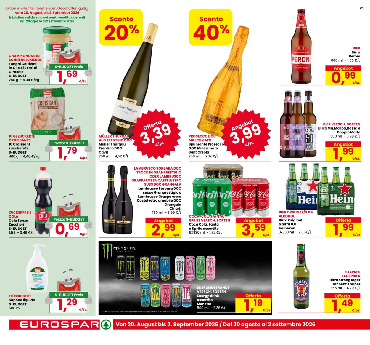 Volantino Eurospar - 20/8/2026 - 2/9/2026. Pagina 14