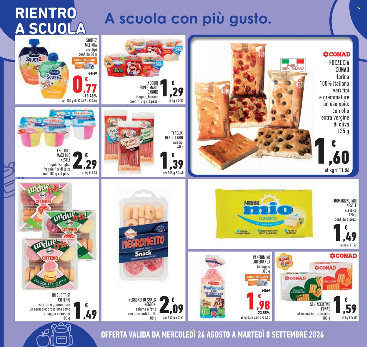 Volantino Conad - 26/8/2026 - 8/9/2026. Pagina 10