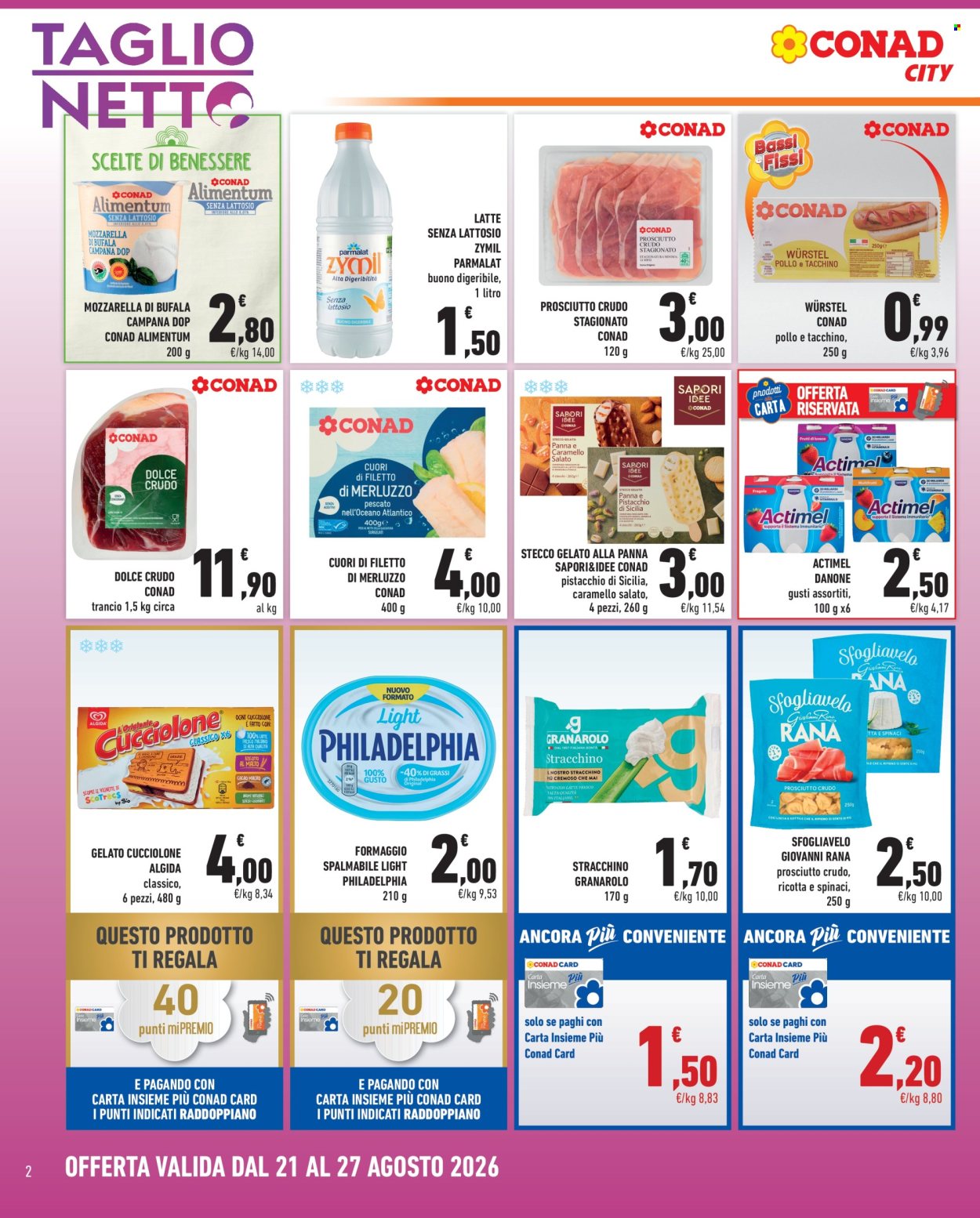 Volantino Conad City - 21/8/2026 - 27/8/2026. Pagina 2