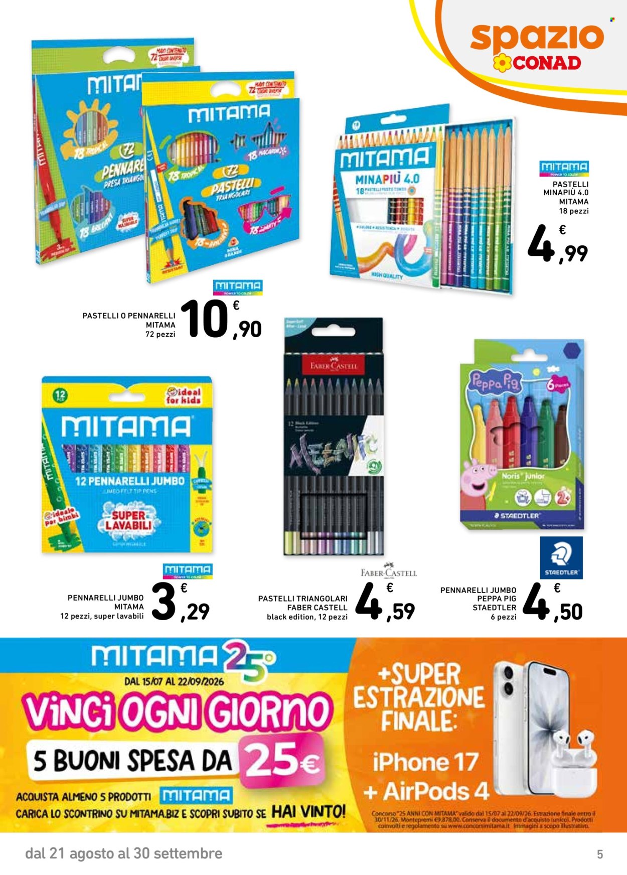Volantino Spazio Conad - 21/8/2026 - 30/9/2026. Pagina 5