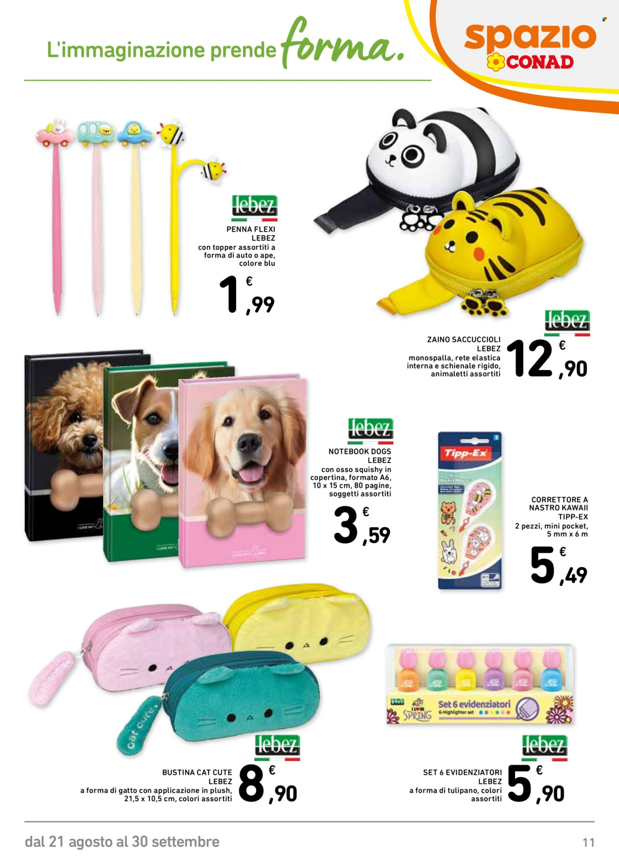 Volantino Spazio Conad - 21/8/2026 - 30/9/2026. Pagina 11