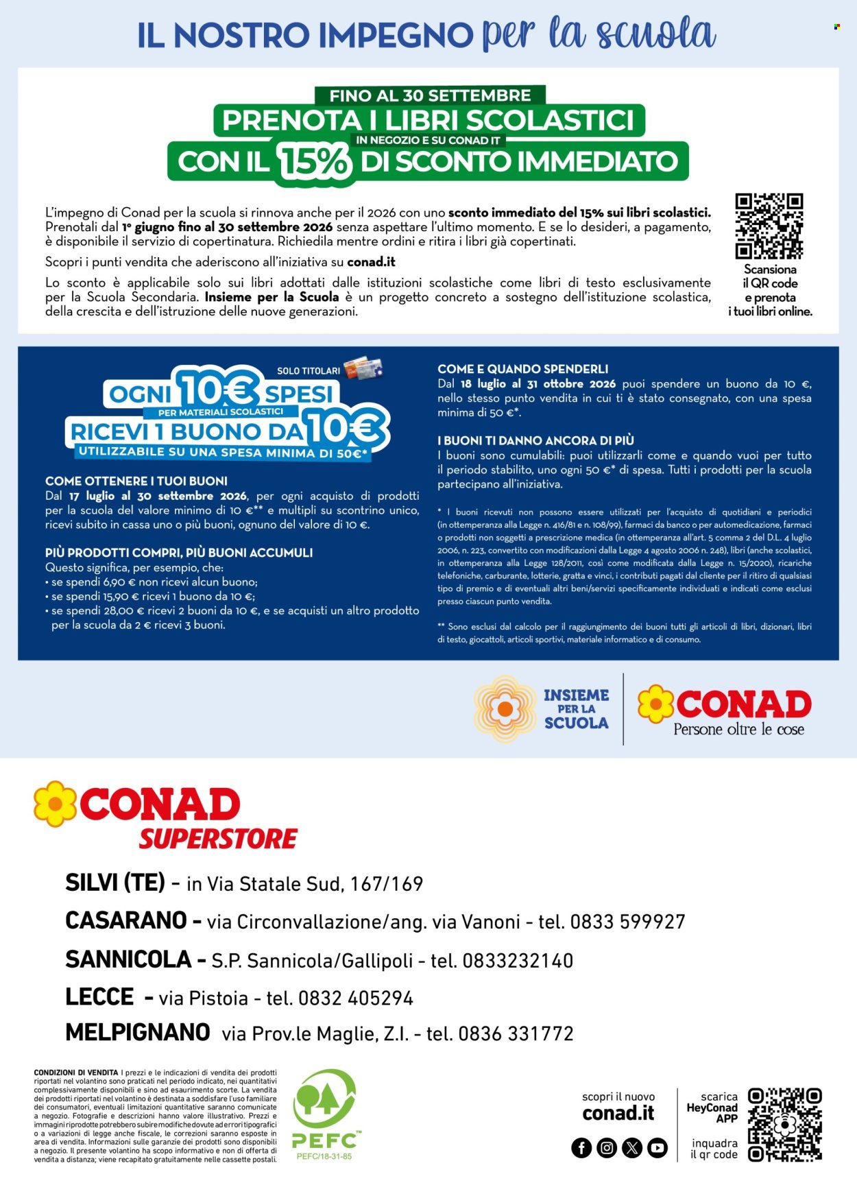 Volantino Conad Superstore - 21/8/2026 - 30/9/2026. Pagina 8