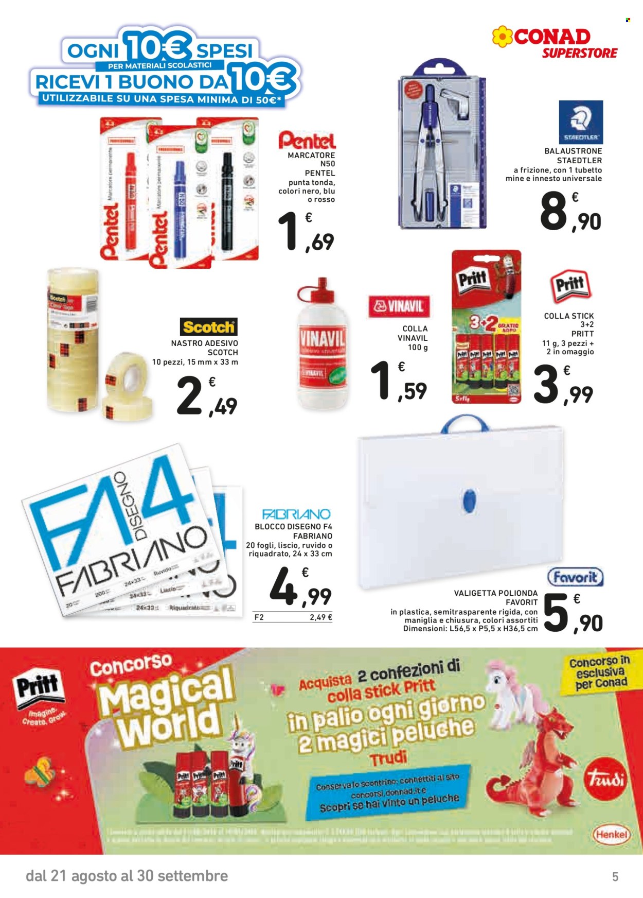 Volantino Conad Superstore - 21/8/2026 - 30/9/2026. Pagina 5