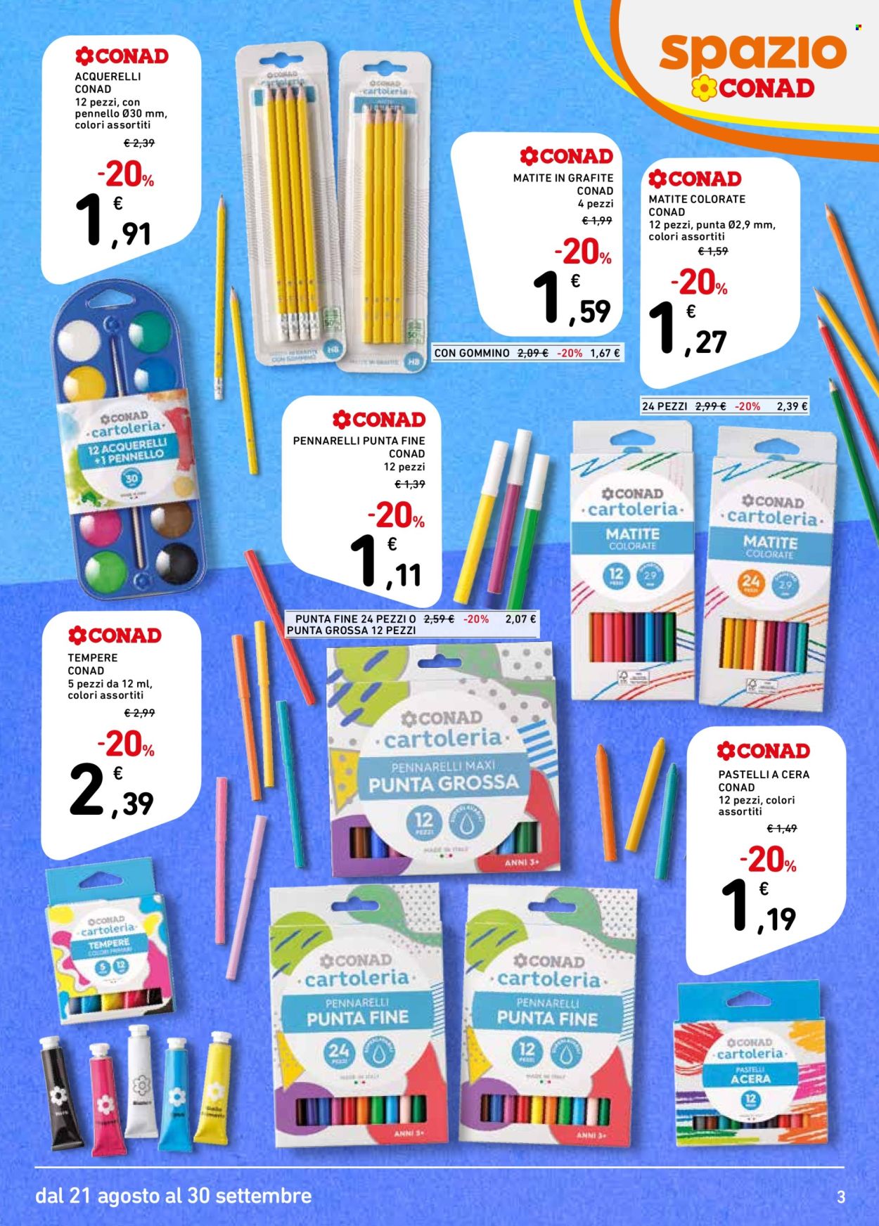 Volantino Spazio Conad - 21/8/2026 - 30/9/2026. Pagina 3