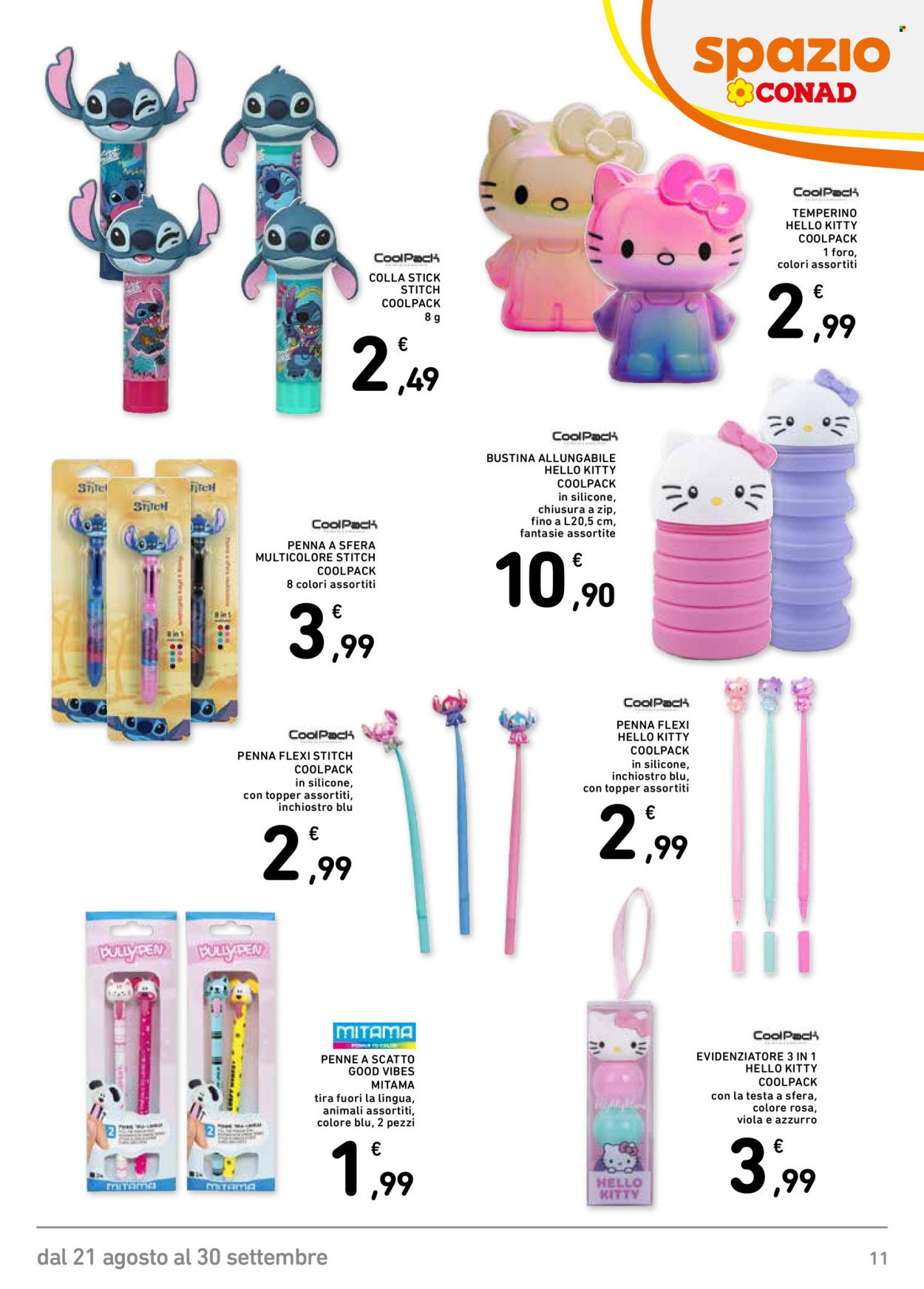 Volantino Spazio Conad - 21/8/2026 - 30/9/2026. Pagina 11