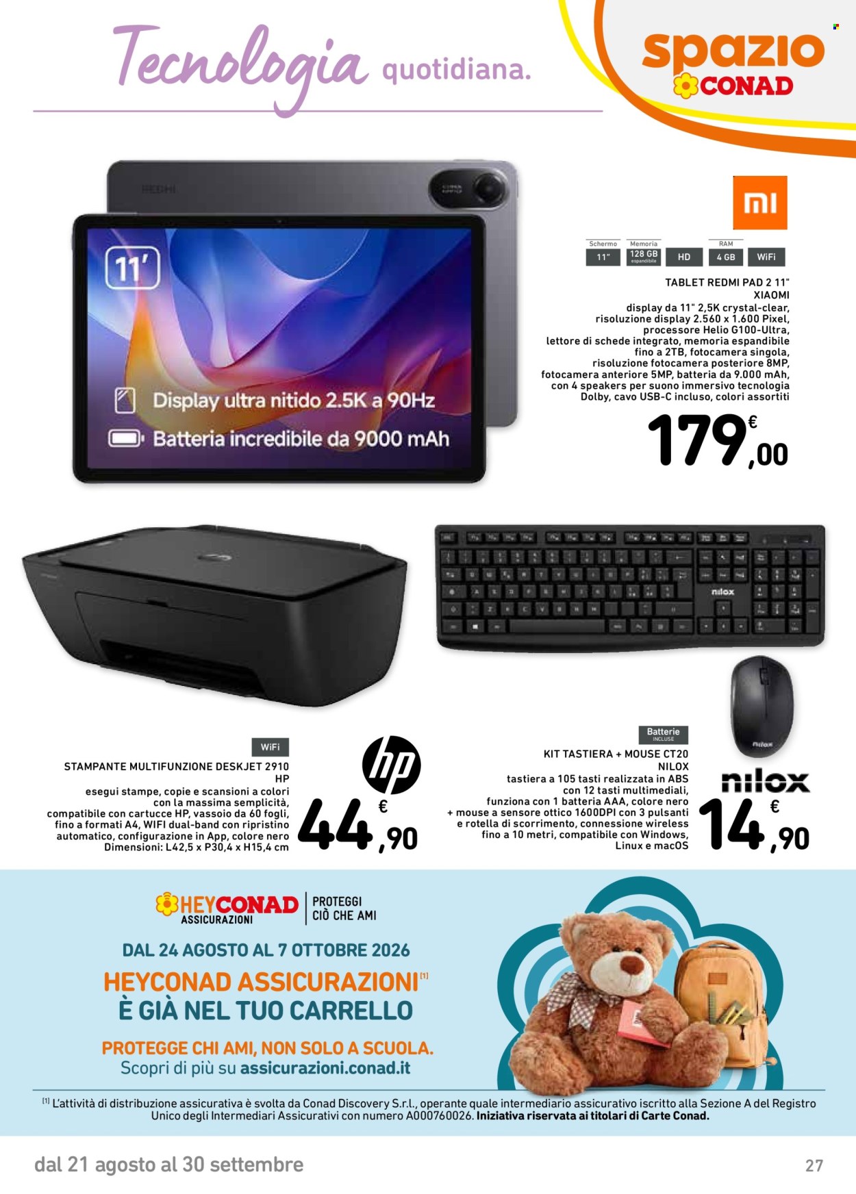 Volantino Spazio Conad - 21/8/2026 - 30/9/2026. Pagina 27