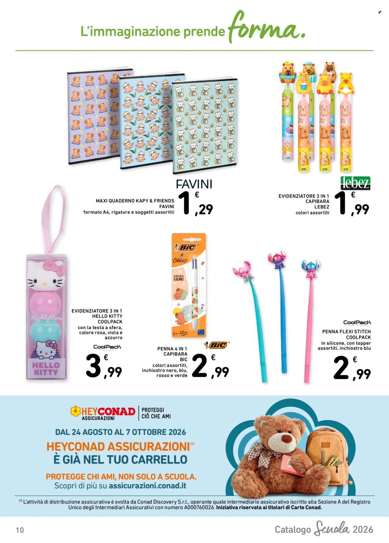 Volantino Spesa Facile Conad - 20/8/2026 - 30/9/2026. Pagina 10