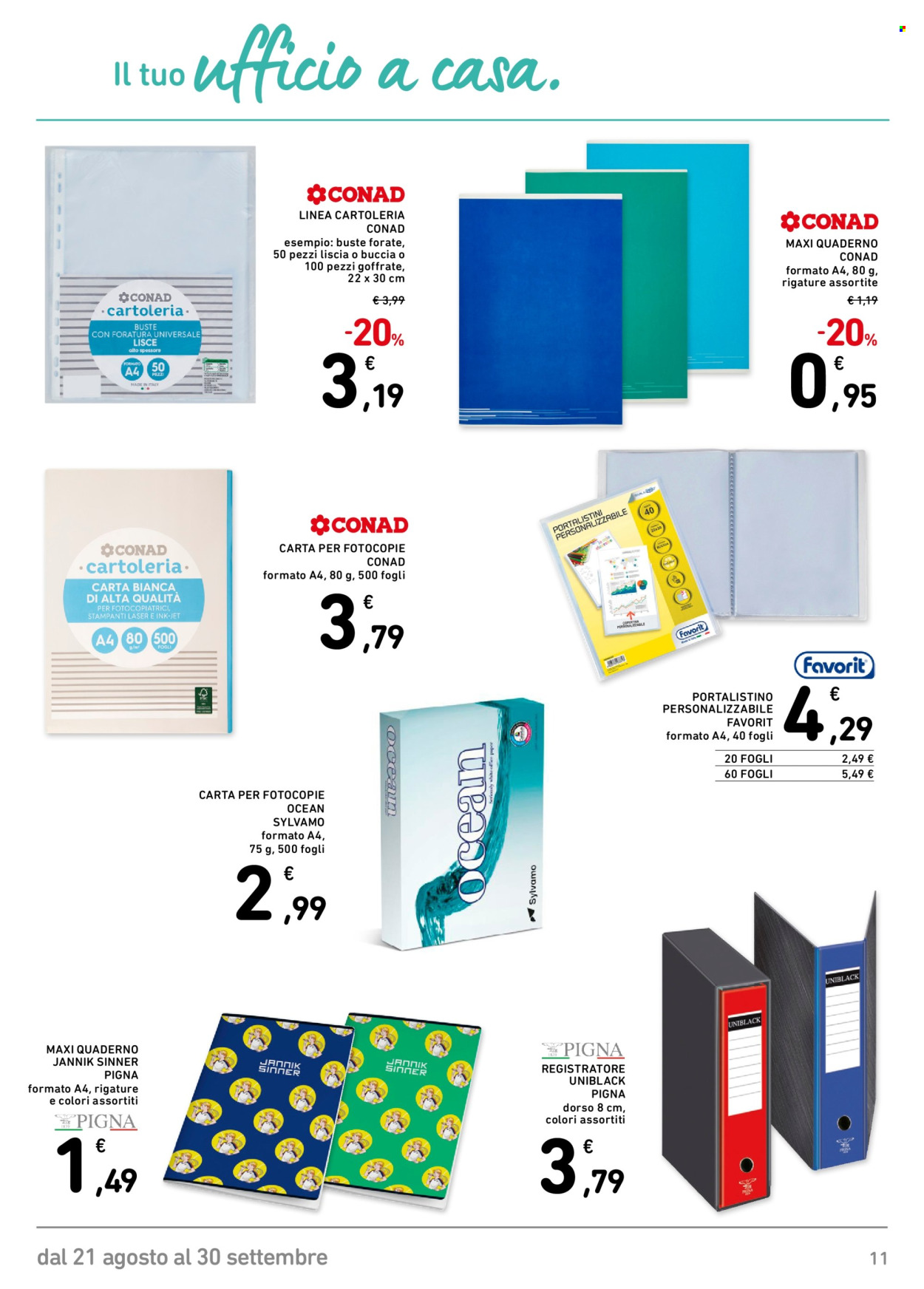 Volantino Spesa Facile Conad - 20/8/2026 - 30/9/2026. Pagina 11