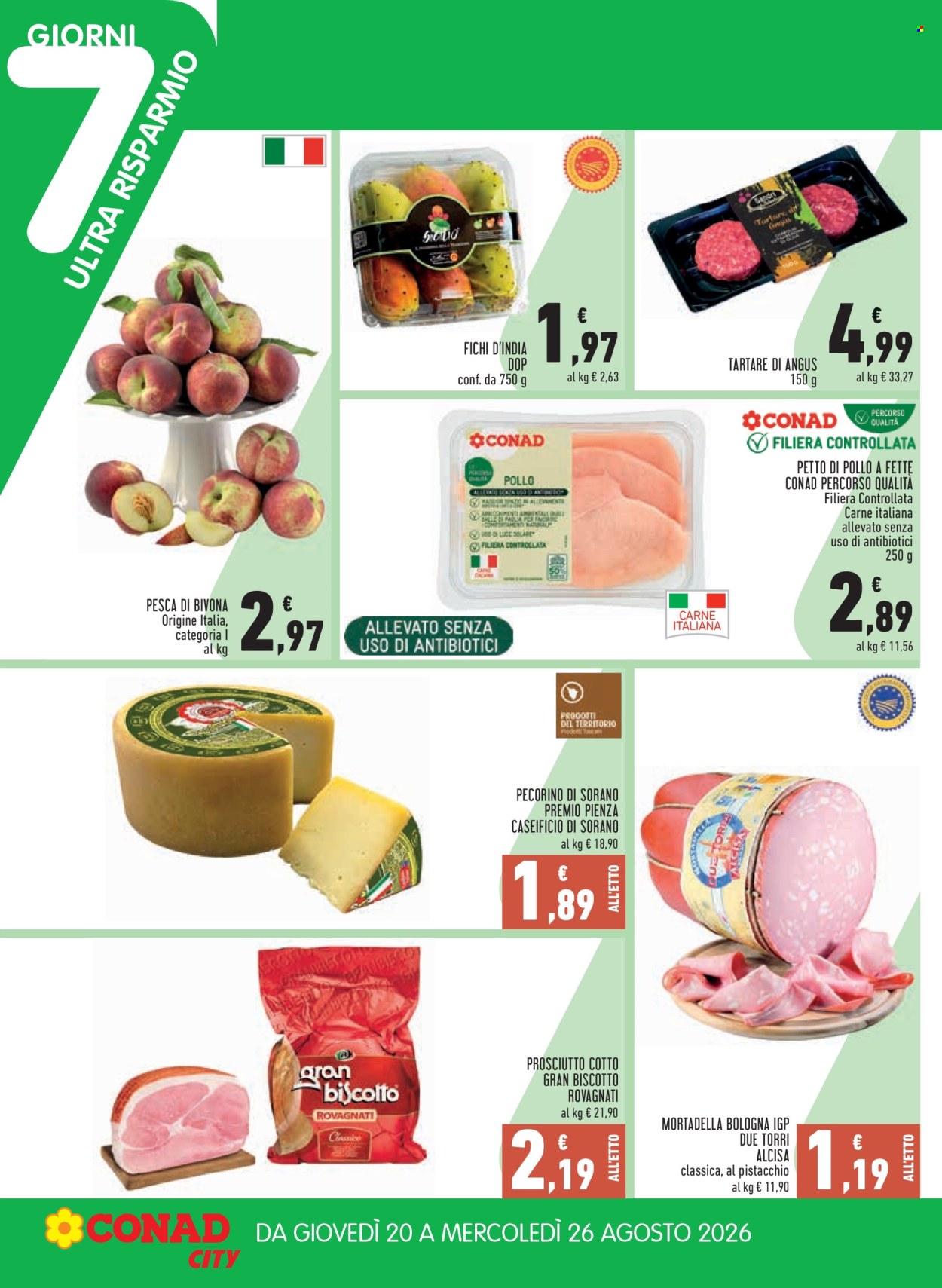Volantino Conad City - 20/8/2026 - 26/8/2026. Pagina 2