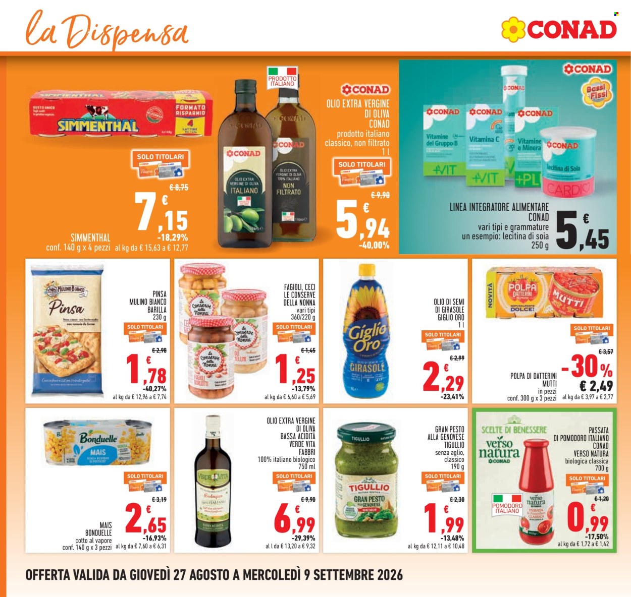 Volantino Conad - 27/8/2026 - 9/9/2026. Pagina 16