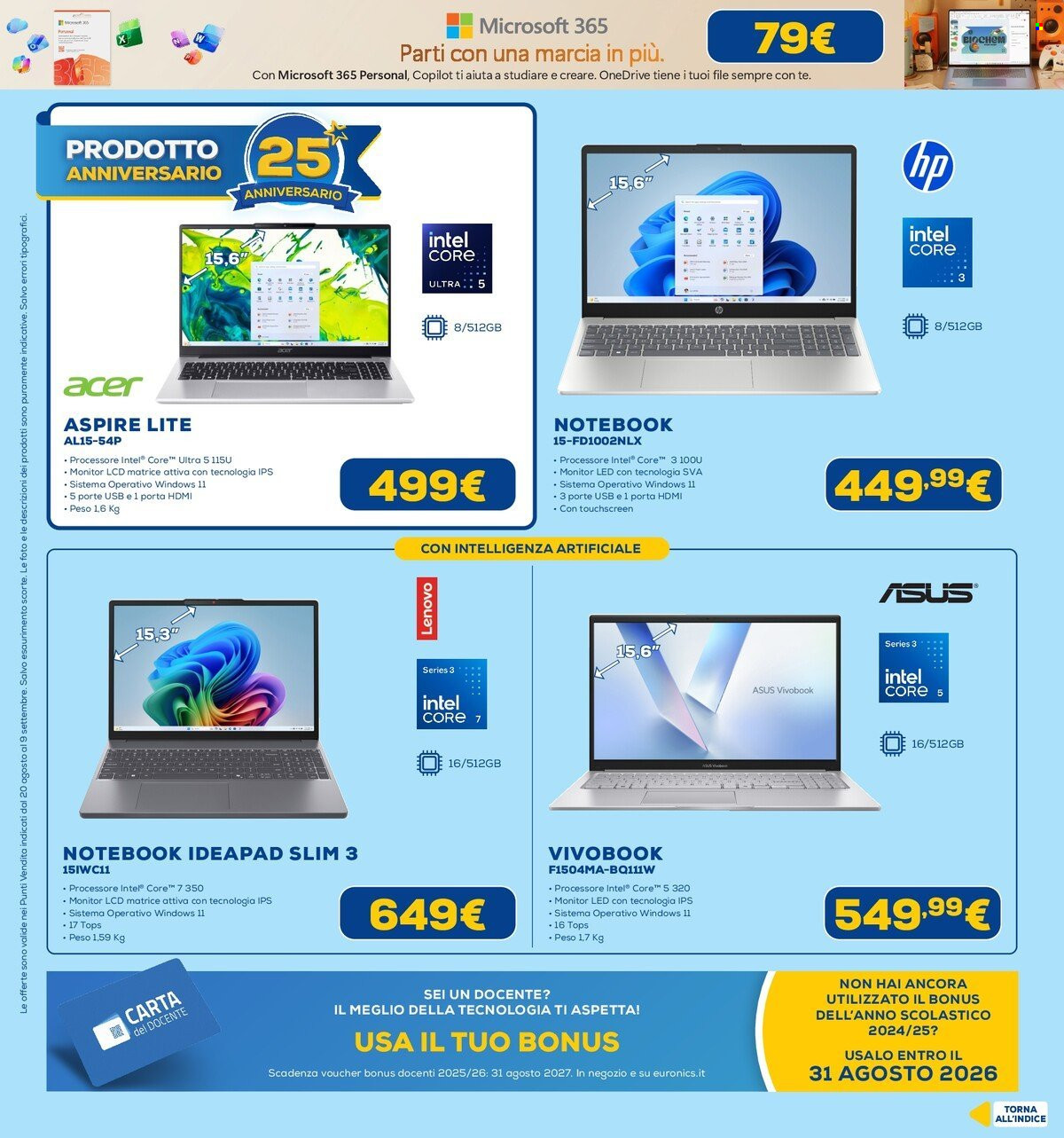 Volantino Euronics - 20/8/2026 - 9/9/2026. Pagina 6