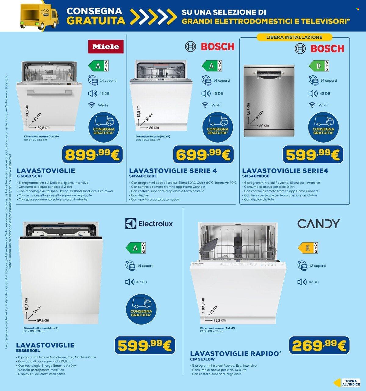 Volantino Euronics - 20/8/2026 - 9/9/2026. Pagina 27