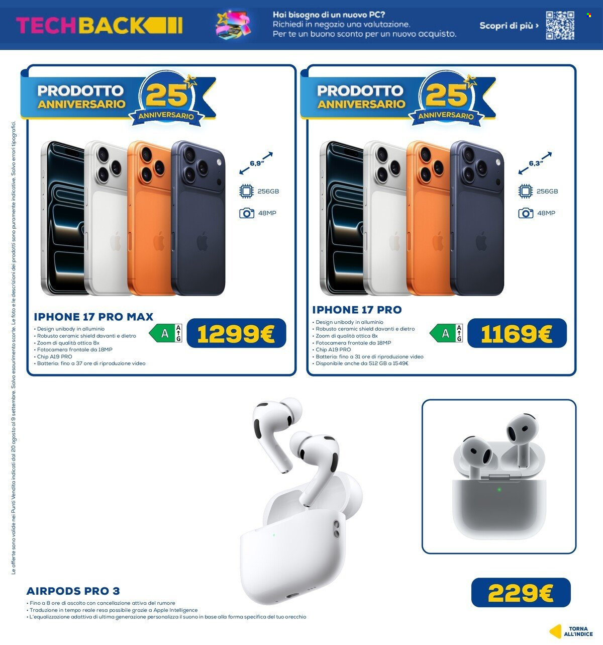 Volantino Euronics - 20/8/2026 - 9/9/2026. Pagina 37