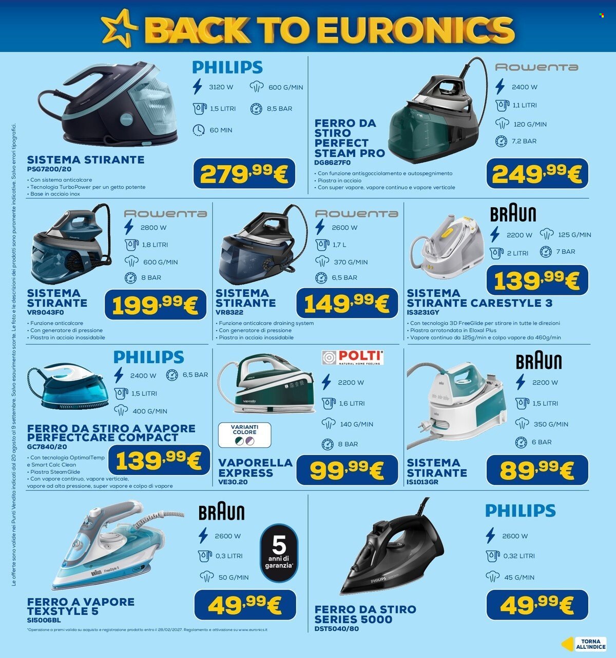 Volantino Euronics - 20/8/2026 - 9/9/2026. Pagina 48